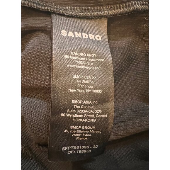 SANDRO Rhinestone-Embellished T-Shirt Size 1/ S - Picture 11 of 11